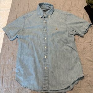 Polo by Ralph Lauren Men's Chambray Blue Shirt